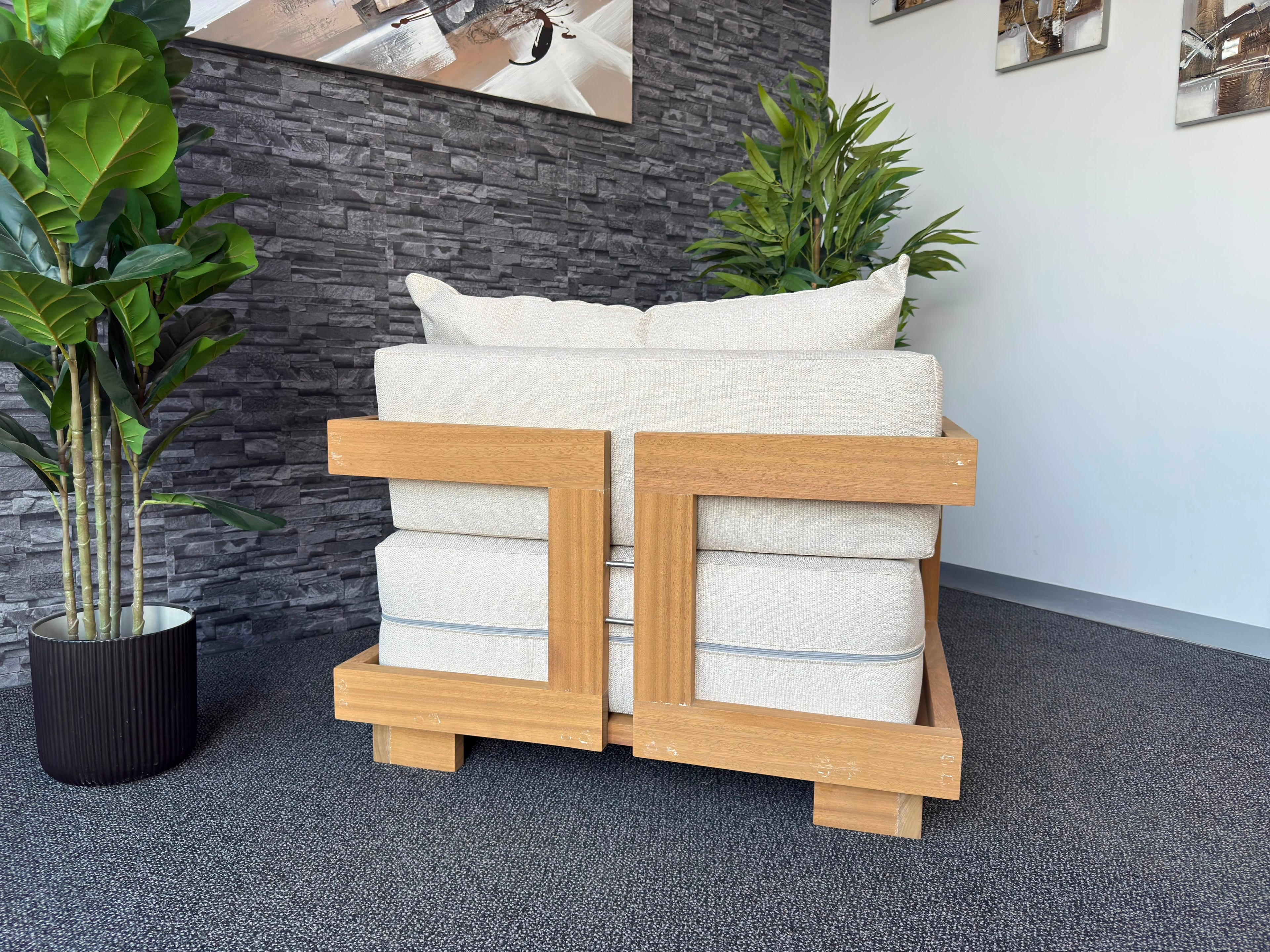 Cavura 1 Seater Patio Sofa, additional view