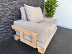 Velorra Ardin 1-Seater, additional view of the Red Oak base