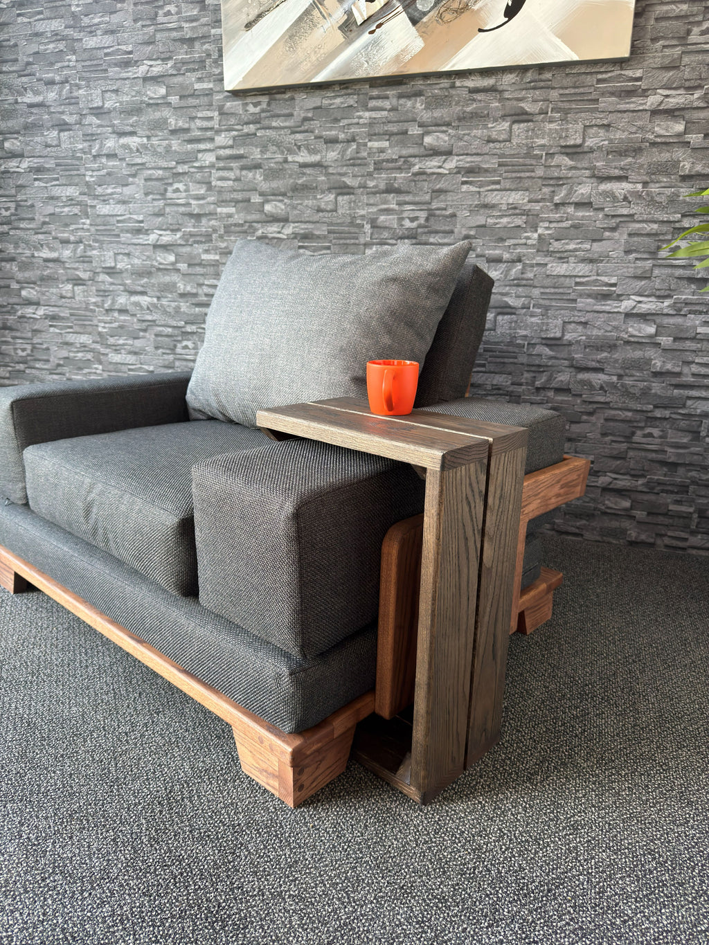 Sofa Over Indoor Side Table