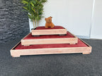 Furrona dog beds shown together, small to large