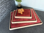 Furrona Dog Bed, additional detail view of the fabric and frame