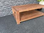 Velorra Coffee Table in solid Red Oak, matched to the Velorra sofa range