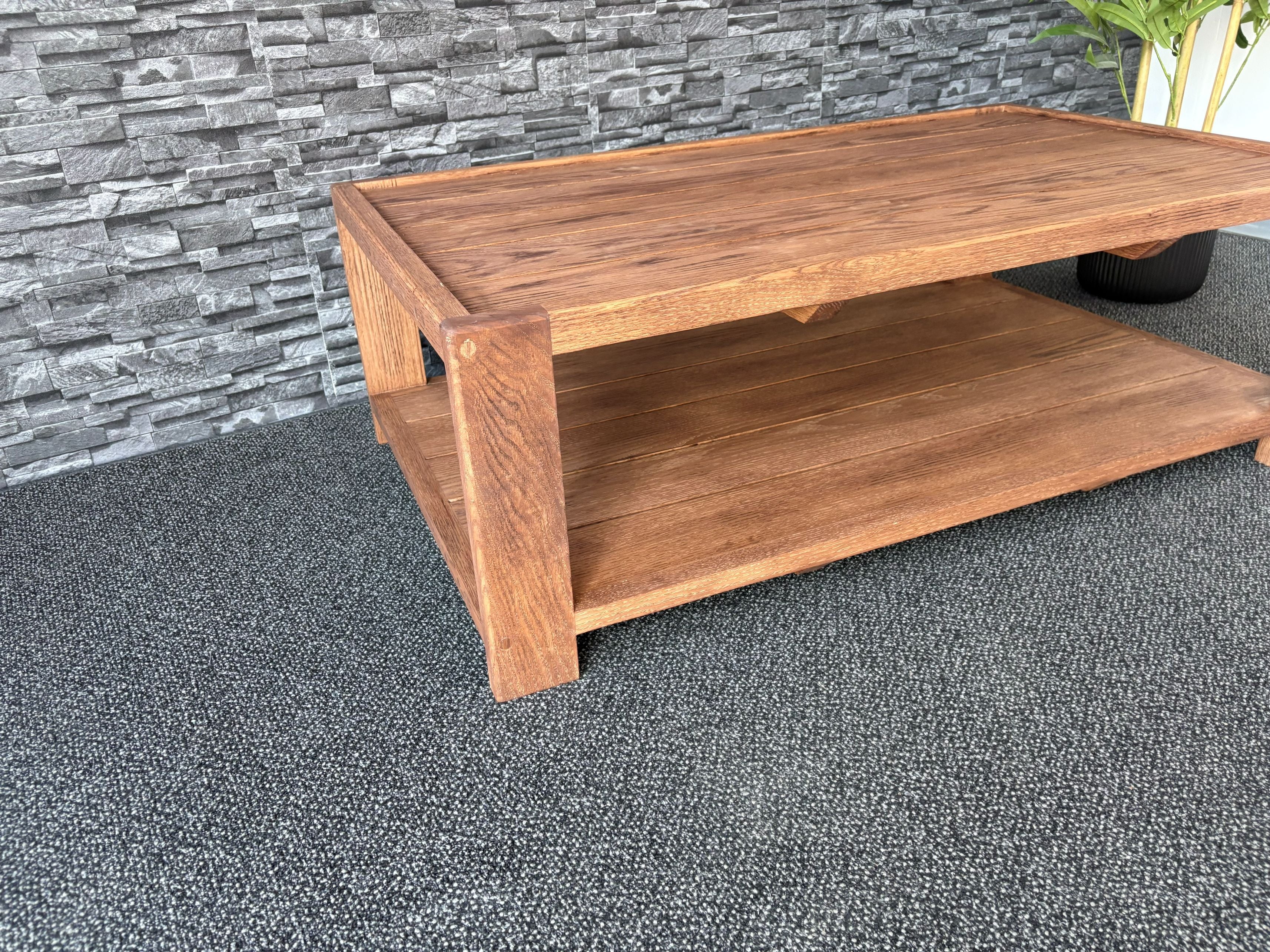 Velorra Coffee Table in solid Red Oak, matched to the Velorra sofa range