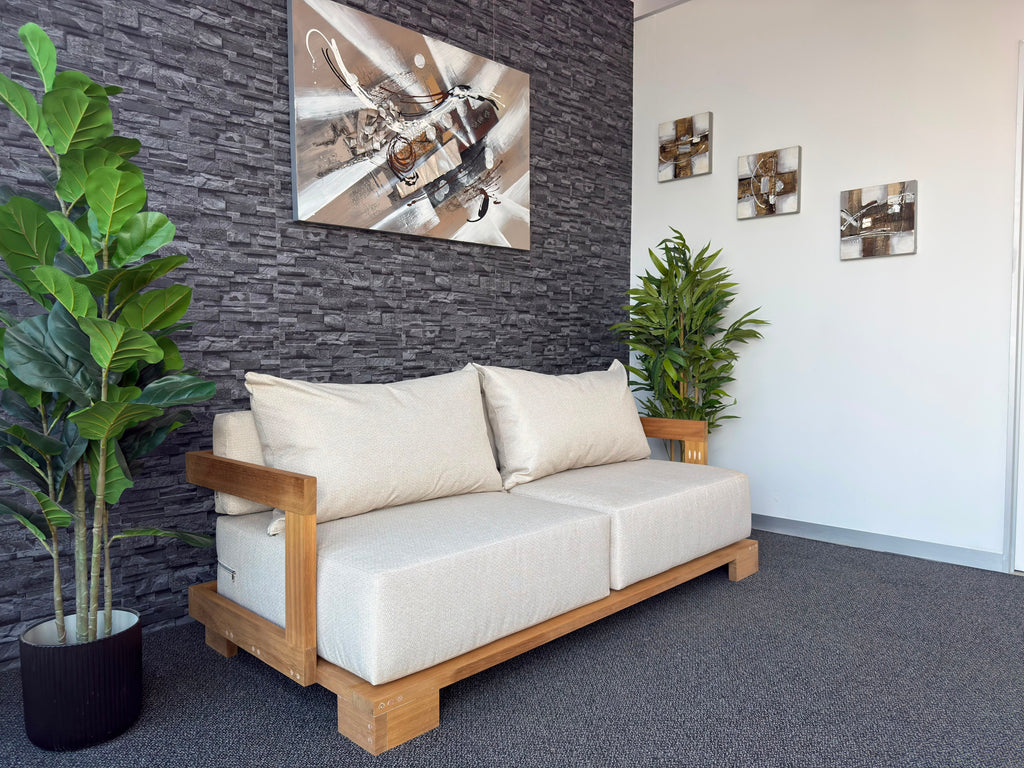 Cavura 2 Seater Patio Sofa, additional view of the deep outdoor cushions